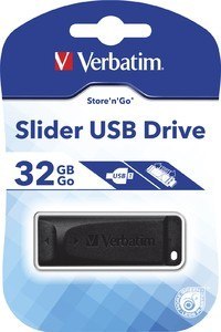 Verbatim Slider 32GB Black Verbatim Slider 32GB Black