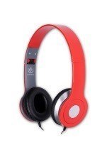 Rebeltec Stereofoniczne słuchawki z mikrofonem CITY RED Rebeltec Stereofoniczne słuchawki z mikrofonem CITY RED