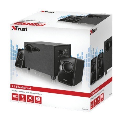 Trust Subwoofer Speaker Set Avora 2.1 Trust Subwoofer Speaker Set Avora 2.1