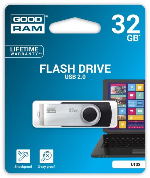 GOODRAM UTS2 BLACK 32GB USB2.0 GOODRAM UTS2 BLACK 32GB USB2.0