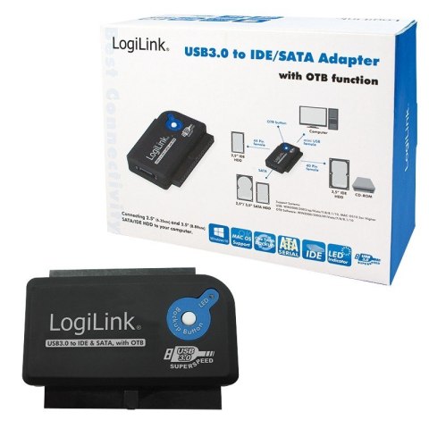 LogiLink Adapter USB 3.0 do IDE/ SATA z funkcja OTB LogiLink Adapter USB 3.0 do IDE/ SATA z funkcja OTB