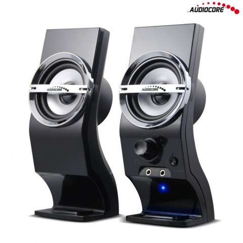 Audiocore Głośniki komputerowe 6W AC805 USB Black Audiocore Głośniki komputerowe 6W AC805 USB Black