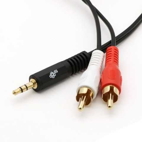 TB Kabel 3,5mm Mini Jack - 2x RCA M/M (chinch) 1,5m TB Kabel 3,5mm Mini Jack - 2x RCA M/M (chinch) 1,5m