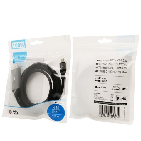TB Kabel HDMI 2.0V - USB 3.1 typ C TB Kabel HDMI 2.0V - USB 3.1 typ C