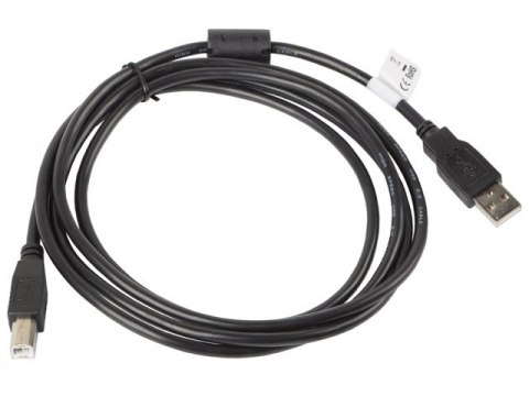 Lanberg Kabel USB 2.0 AM-BM 1.8M Ferryt czarny Lanberg Kabel USB 2.0 AM-BM 1.8M Ferryt czarny