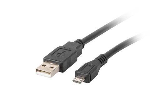 Lanberg Kabel USB 2.0 micro AM-MBM5P 1M czarny Lanberg Kabel USB 2.0 micro AM-MBM5P 1M czarny
