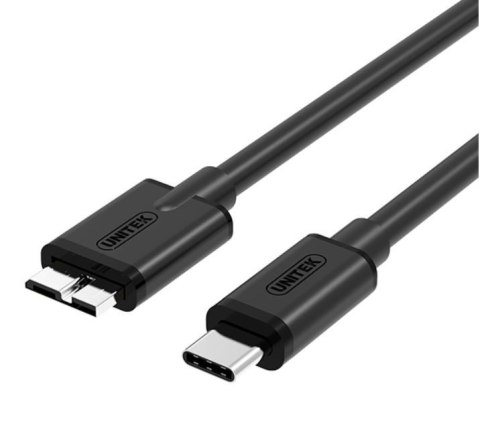 Unitek Kabel USB TYP-C do microUSB 3.0 1m Y-C475BK Unitek Kabel USB TYP-C do microUSB 3.0 1m Y-C475BK