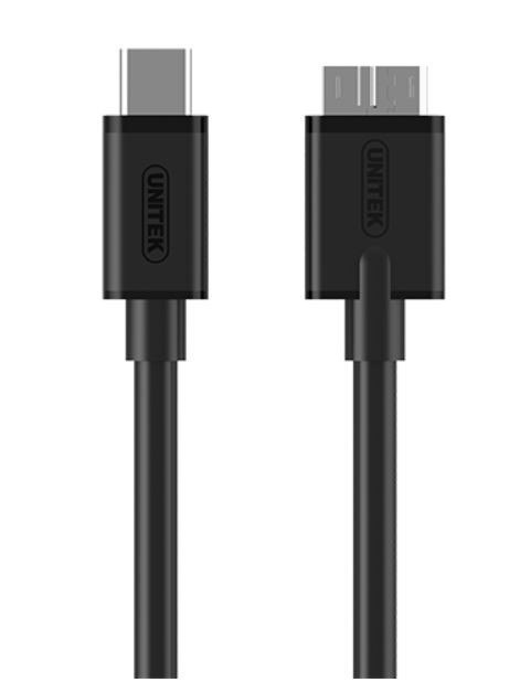 Unitek Kabel USB TYP-C do microUSB 3.0 1m Y-C475BK Unitek Kabel USB TYP-C do microUSB 3.0 1m Y-C475BK