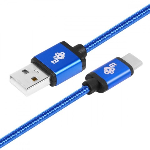 TB Kabel USB-USB C 1.5m niebieski sznurek TB Kabel USB-USB C 1.5m niebieski sznurek