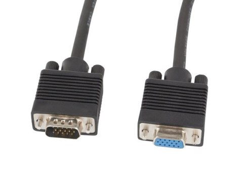 Lanberg Kabel VGA Ferryt 1.8M M/F Ekran czarny Lanberg Kabel VGA Ferryt 1.8M M/F Ekran czarny