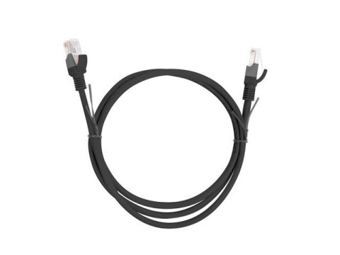 Lanberg Patchcord kat.5e 1.0M UTP czarny Lanberg Patchcord kat.5e 1.0M UTP czarny