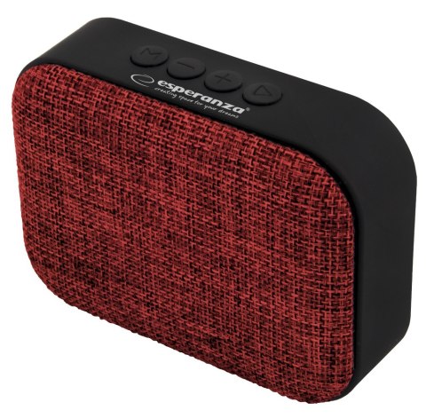 Esperanza Głośnik Bluetooth FM Samba czerwony Esperanza Głośnik Bluetooth FM Samba czerwony