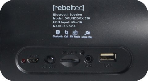 Rebeltec Głośnik Bluetooth SoundBox 390 Rebeltec Głośnik Bluetooth SoundBox 390