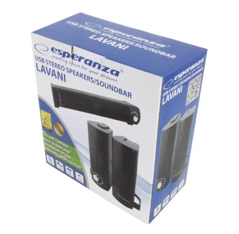 Esperanza Głośniki 2.0 USB LAVANI Esperanza Głośniki 2.0 USB LAVANI