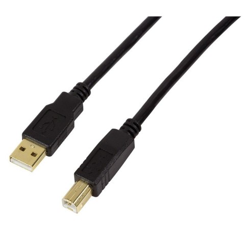 LogiLink Kabel aktywny USB 2.0 AM/BM 10m czarny LogiLink Kabel aktywny USB 2.0 AM/BM 10m czarny