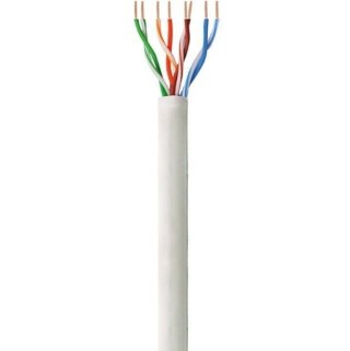 Techly Kabel instalacyjny skrętka UTP Cat6 4x2 drut 100% miedź 305m szary