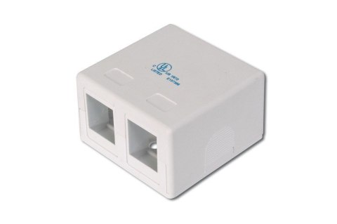 Digitus Obudowa natynkowa Keystone 2 porty, 30x50x50mm Digitus Obudowa natynkowa Keystone 2 porty, 30x50x50mm