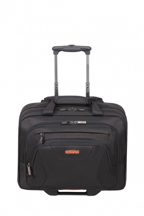 AMERICAN TOURISTER Walizka na laptopa AT WORK 15.6 czarno-pomarańczowa
