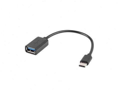 Lanberg Adapter USB C(M)-USB-A (F)2.0 0.15M OTG Czarny Lanberg Adapter USB C(M)-USB-A (F)2.0 0.15M OTG Czarny