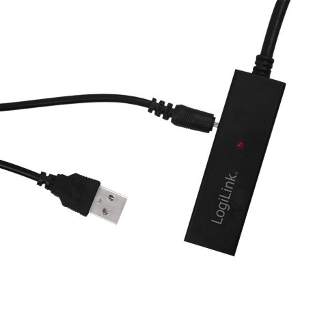 LogiLink Aktywny repeater USB 2.0 A żeński do USB-C męski, dł. 20m LogiLink Aktywny repeater USB 2.0 A żeński do USB-C męski, dł. 20m