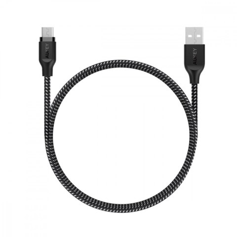 AUKEY CB-AM1 nylonowy kabel Quick Charge micro USB-USB | 1.2m | 480 Mbps AUKEY CB-AM1 nylonowy kabel Quick Charge micro USB-USB | 1.2m | 480 Mbps