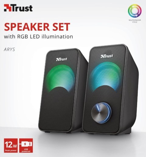 Trust Głośniki ARYS RGB 2.0 Trust Głośniki ARYS RGB 2.0