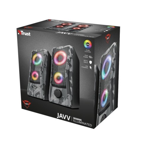 Trust Głośniki GXT 606 JAVV 2.0 RGB Podświetlane Trust Głośniki GXT 606 JAVV 2.0 RGB Podświetlane