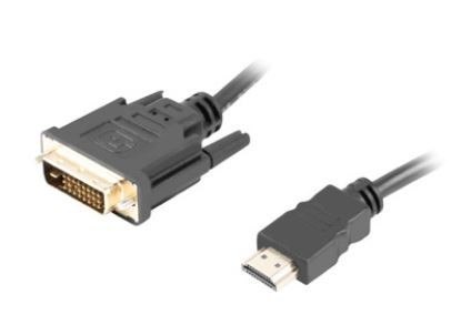 Lanberg Kabel HDMI(M)-DVI-D(M) DUAL LINK 3 M czarny Lanberg Kabel HDMI(M)-DVI-D(M) DUAL LINK 3 M czarny