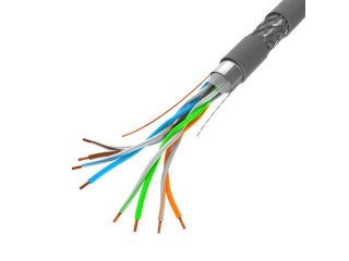 Lanberg Kabel SFTP kat.5e 305m drut CU LCS5-11CU-0305-S szary