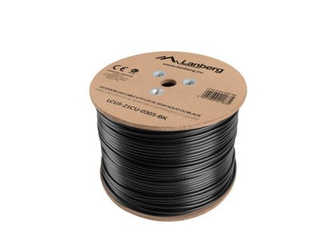 Lanberg Kabel UTP Kat.5E CU 305 m drut outdoor Lanberg Kabel UTP Kat.5E CU 305 m drut outdoor
