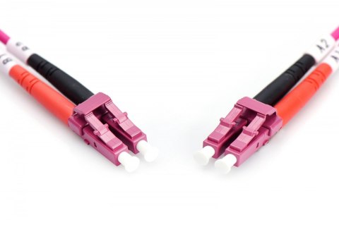 Digitus Patch cord światłowodowy FO LC-LC MM 50/125 OM4 duplex LSOH 5m Digitus Patch cord światłowodowy FO LC-LC MM 50/125 OM4 duplex LSOH 5m