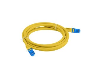 Lanberg Patchcord kat.6a S/FTP CCA 10.0m Żółty