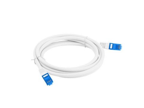 Lanberg Patchcord kat.6a S/FTP CCA 3.0m Biały Lanberg Patchcord kat.6a S/FTP CCA 3.0m Biały