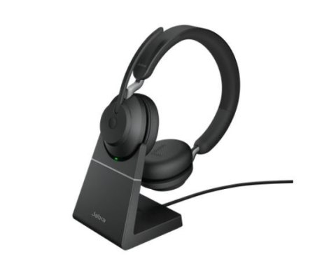 Jabra Słuchawki Evolve2 65 Stand Link380a UC Stereo czarne Jabra Słuchawki Evolve2 65 Stand Link380a UC Stereo czarne