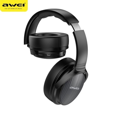 AWEI Słuchawki nauszne Bluetooth A780BL czarne AWEI Słuchawki nauszne Bluetooth A780BL czarne