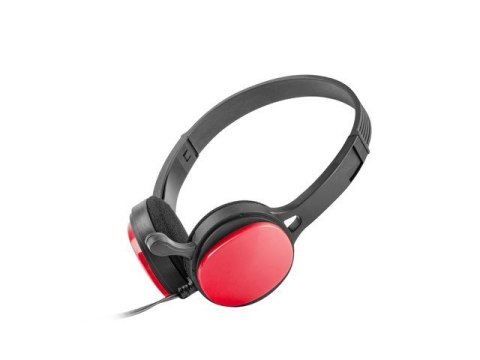 UGo Słuchawki nauszne USL-1222 z mikrofonem czerwone UGo Słuchawki nauszne USL-1222 z mikrofonem czerwone