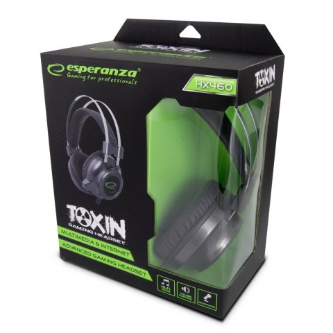 Esperanza Słuchawki z mikrofonem gaming Toxin Esperanza Słuchawki z mikrofonem gaming Toxin