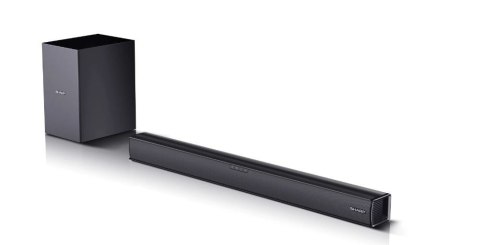 Sharp Soundbar 2.1 z bezprzewodowym subwooferem Sharp Soundbar 2.1 z bezprzewodowym subwooferem