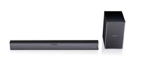 Sharp Soundbar 2.1 z bezprzewodowym subwooferem Sharp Soundbar 2.1 z bezprzewodowym subwooferem