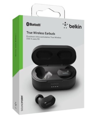 Belkin Bezprzewodowe słuchawki douszne Soundform czarne