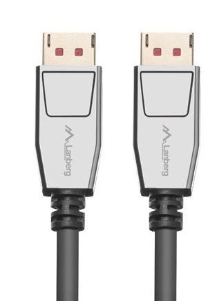 Lanberg Kabel DISPLAYPORT M/M 20 PIN V1.4 1.8m 8K czarny Lanberg Kabel DISPLAYPORT M/M 20 PIN V1.4 1.8m 8K czarny