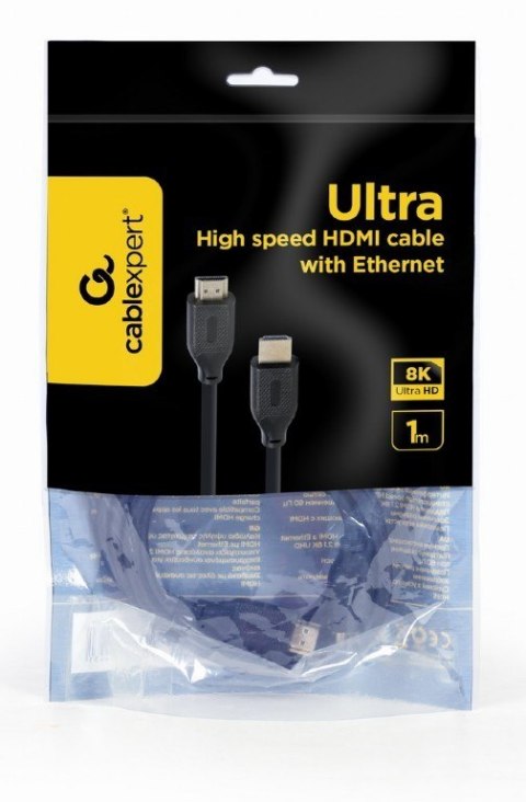 Gembird Kabel HDMI Ultra High Speed 8K Ethernet 1m Gembird Kabel HDMI Ultra High Speed 8K Ethernet 1m