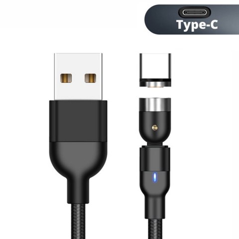 Maclean Magnetyczny kabel USB C 3w1 1m kątowy MCE474 Maclean Magnetyczny kabel USB C 3w1 1m kątowy MCE474