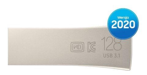 Samsung Pendrive BAR Plus USB3.1 128 GB Champaign Silver Samsung Pendrive BAR Plus USB3.1 128 GB Champaign Silver