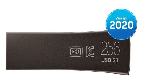 Samsung Pendrive BAR Plus USB3.1 256 GB Titan Gray Samsung Pendrive BAR Plus USB3.1 256 GB Titan Gray