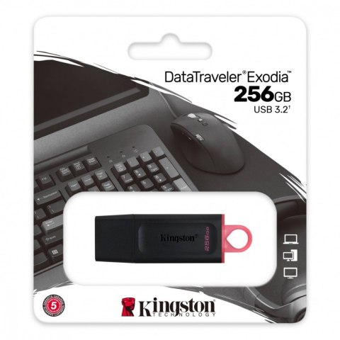 Kingston Pendrive Data Traveler Exodia 256GB USB3.2 Gen1 Kingston Pendrive Data Traveler Exodia 256GB USB3.2 Gen1