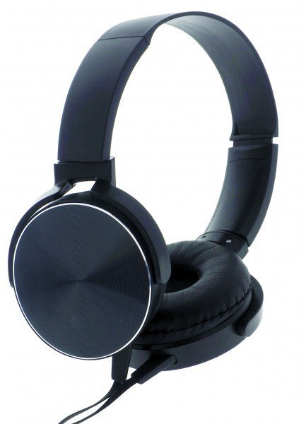 Rebeltec Słuchawki stereo z mikrofonem Montana Czarne Rebeltec Słuchawki stereo z mikrofonem Montana Czarne