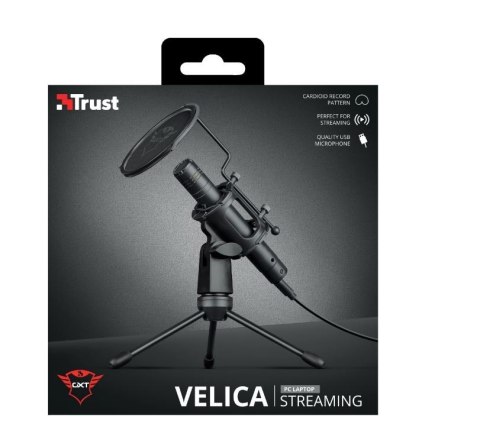 Trust Mikrofon streamingowy GXT 241 VELICA USB C Trust Mikrofon streamingowy GXT 241 VELICA USB C