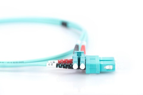 Digitus Patchcord światłowodowy FO LC-SC MM 50/125 OM3 duplex LSOH 1m Digitus Patchcord światłowodowy FO LC-SC MM 50/125 OM3 duplex LSOH 1m