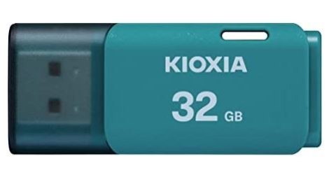 Kioxia Pendrive Hayabusa U202 32GB USB 2.0 Aqua Kioxia Pendrive Hayabusa U202 32GB USB 2.0 Aqua